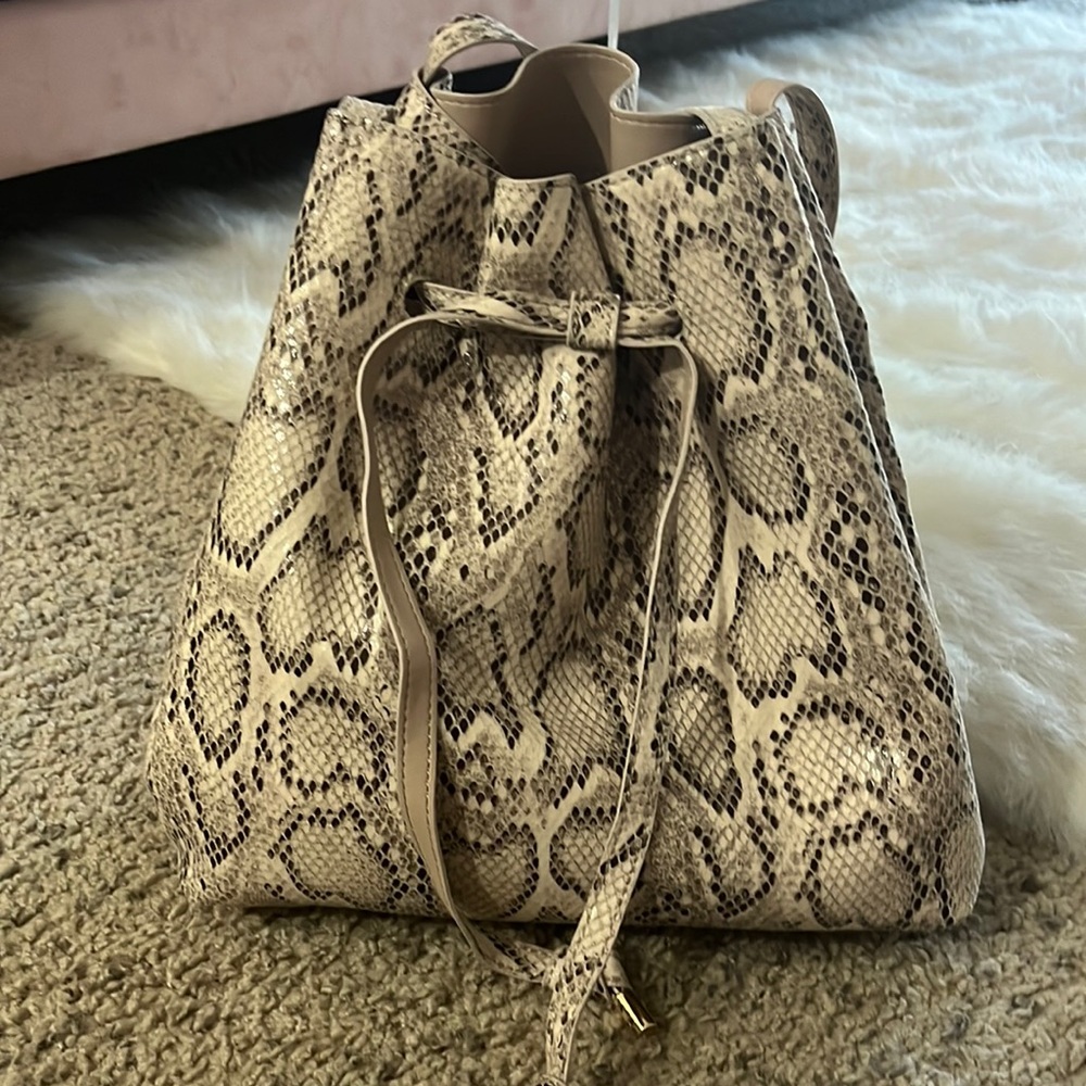 H&M python look purse like new